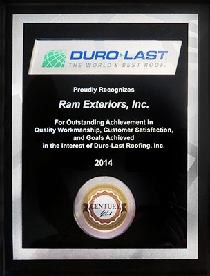 Duro-Last Master Contractor Award