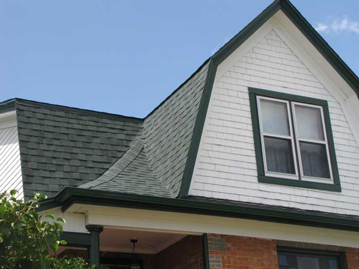 A RAM Exteriors shingle roofing installation